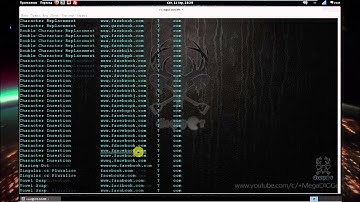 Kali Linux Tools - URLcrazy (typosquatting)
