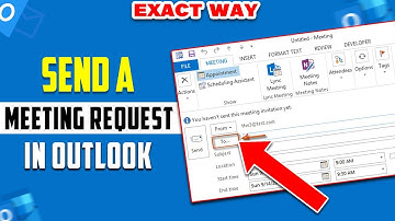 How to send a meeting request in Outlook 2025 | How to send meeting invitation