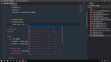 vue js 十一天教程 入门加实战 day3 24 组件切换 应用切换动画和mode方式