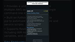 GitHub Trending Repositories: aws/aws-cli 🇬🇧