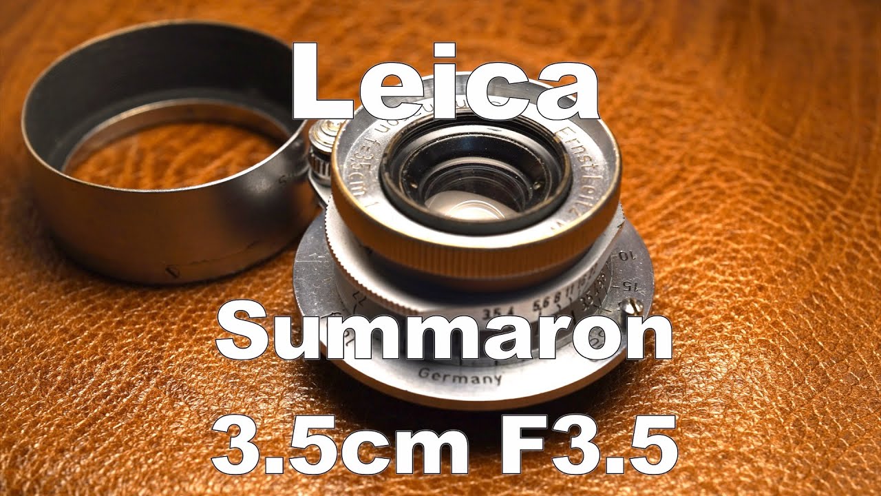 Leica Summaron ズマロン 35mm F3.5 開放F3.5〜F22での作例比較