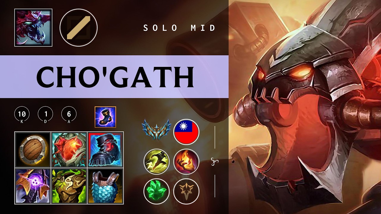 Cho'Gath Mid vs Zac - TW Challenger Patch 26.04