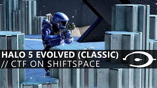 Halo 5 - Evolved (Classic) Settings // CTF on Shiftspace (Midship Remake)