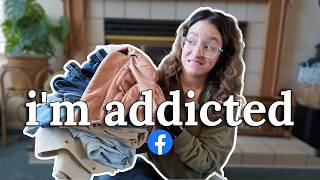 I'm Addicted to Facebook Marketplace | Clothing Haul | Sourcing for Poshmark & eBay