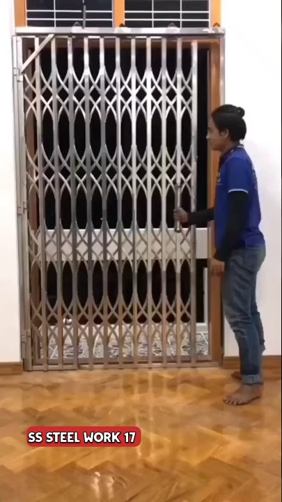 SS Stainless Collapsible Gate || 304/ Jindal Company SS _ #shorts