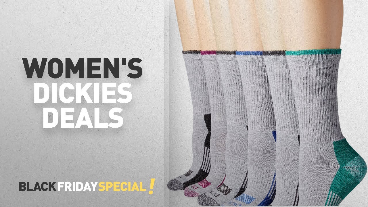 Black Friday Women's Dickies Deals Dickies Women's 6 Pack DriTech
