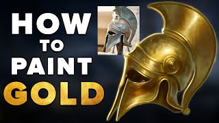 How To Paint Gold In Photoshop