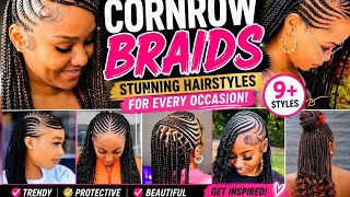 2026 Stunning Cornrow Braids Hairstyles Compilation 💖 | Trendy Protective Styles.