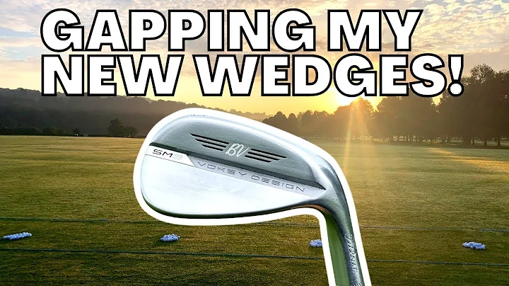 MY NEW TITLEIST VOKEY SM8 WEDGES! - GAPPING FULL/ HALF SWINGS