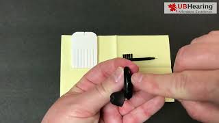 Signia Pure Ax IX 312 Charge&Go Hearing Aids Cleaning