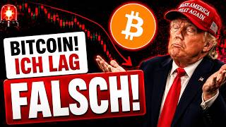 Bitcoin! I was wrong! This is my next move!