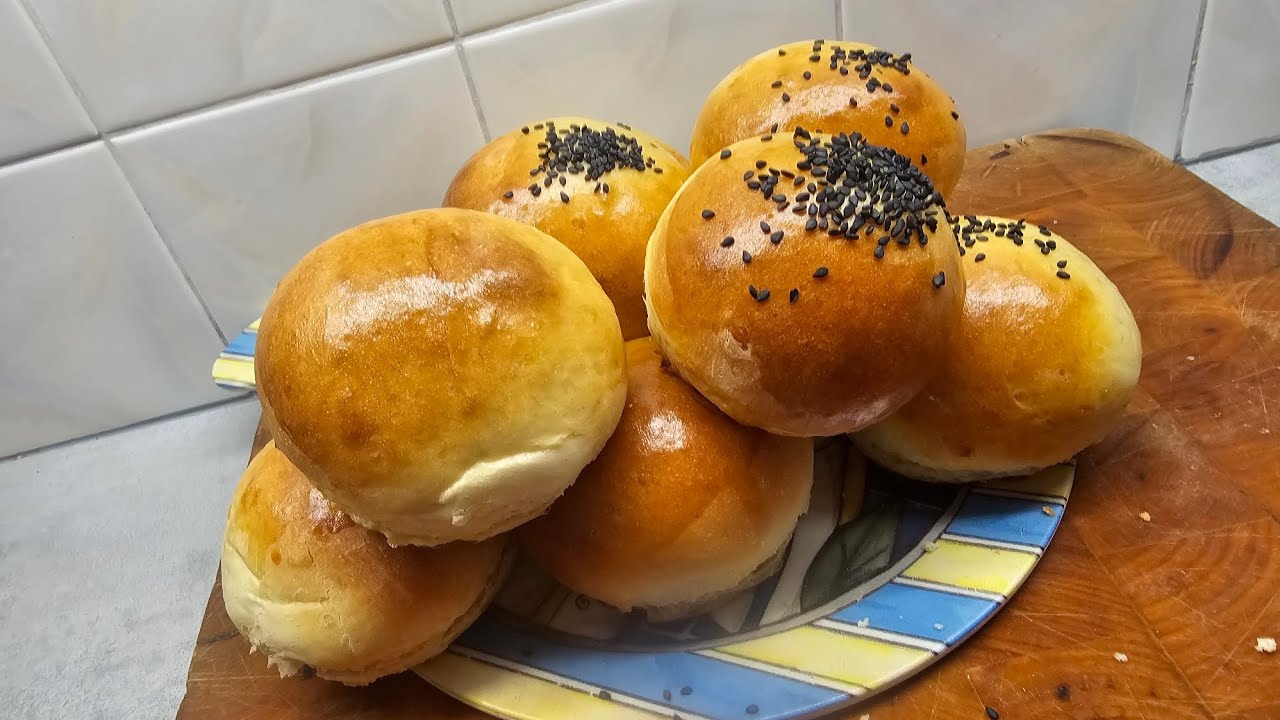 Hamburger buci - zsemle házilag - a legfinomabb 😋 