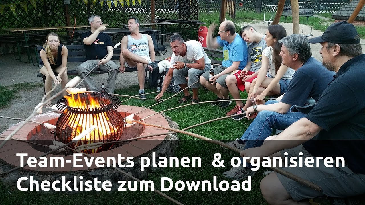 Checkliste - Teamevent oder Teambuilding richtig planen & organisieren