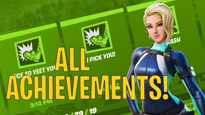 EARN ACHIEVEMENTS ON .SWOOSH - Fortnite Support