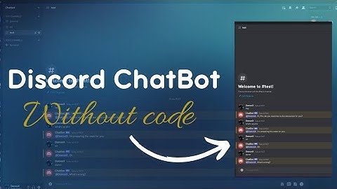 Make a Discord Bot like Chat Gpt without Coding