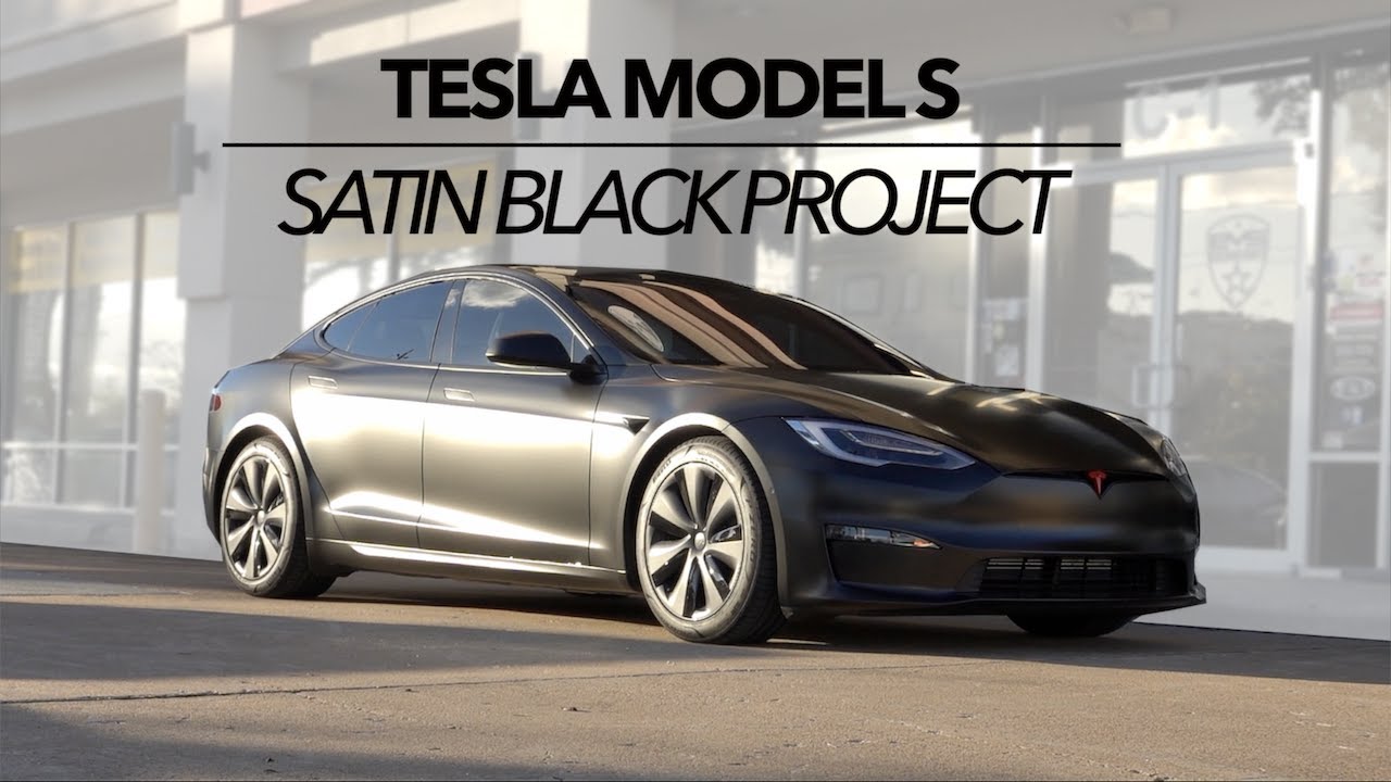 Tesla Model S - All Matte Black — Incognito Wraps