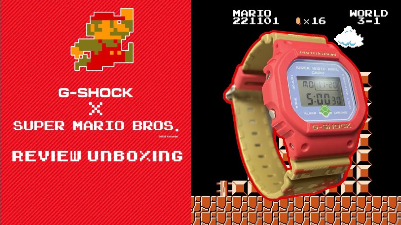 G-Shock X Super Mario Bros Review/Unboxing - YouTube