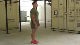 Marines Force Fitness-Split Squat Drops