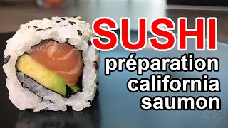 Comment faire Maki California Saumon, la méthode par chef japonais