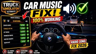 Truck Simulator Ultimate Car Music Fix 🔥 BMW Mod + Truck Radio Song Working 2026 | 100% Fix screenshot 2