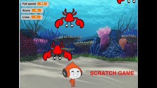 Scratch Tutorial 6 :- Dodge the crab screenshot 1