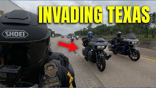 The 'WEIRDEST' Motorcycle Club Run to Texas!!!!