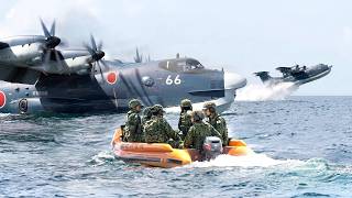 Japan Finally Puts Into Action Its Gigantic $160 Million Amphibious Aircraft for the First Time