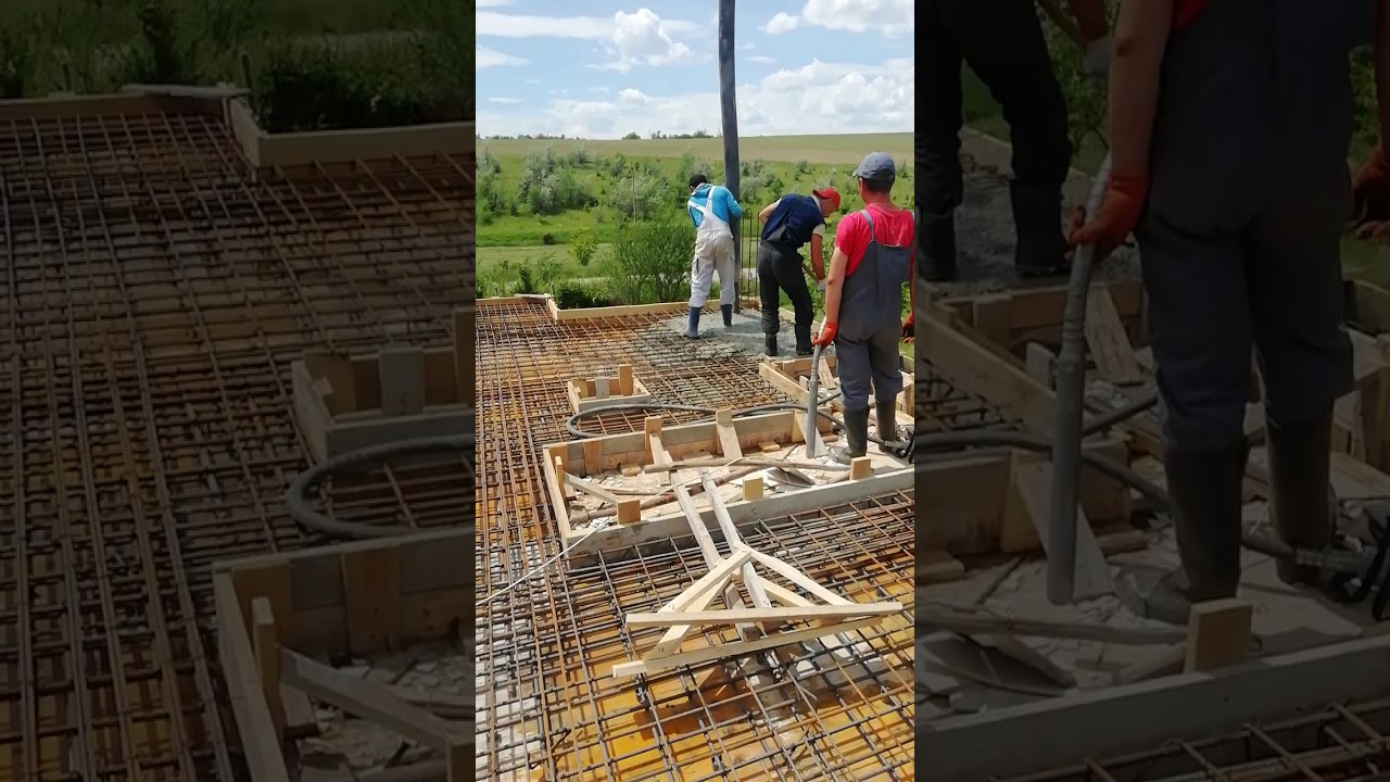 Turnare beton planseu