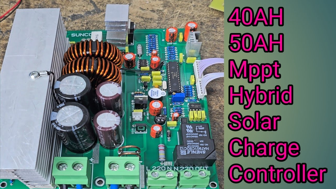 40A & 50A Mppt hybrid solar charge controller
