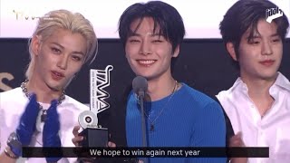 2023 Tma Stray Kids 수상소감 