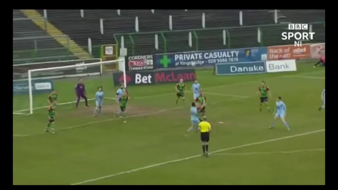 Glentoran Vs Warrenpoint Town 23rd April 2019 YouTube