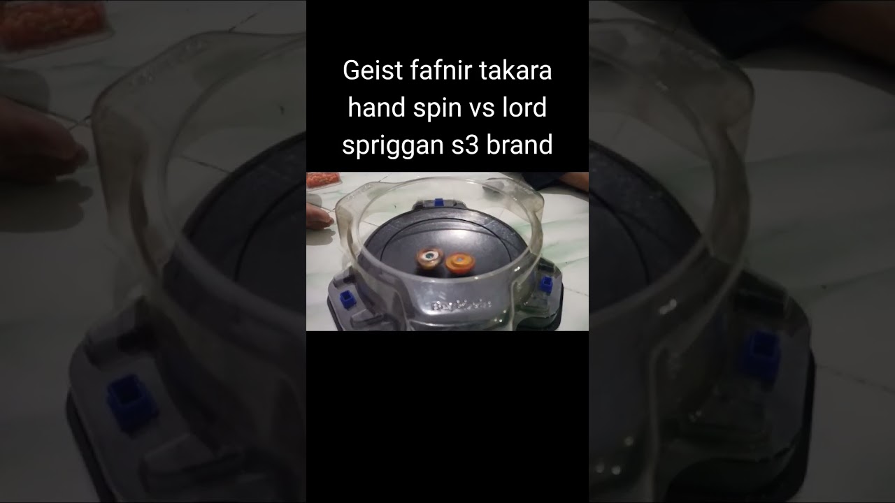 geist fafnir vs lord spriggan - hand spin 