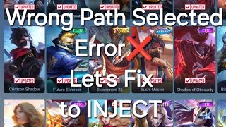 Celebrity Wrong Path Selected problem to inject Mobile Legends Skin - Here' how to fix #mobilelegends #youtube Profile