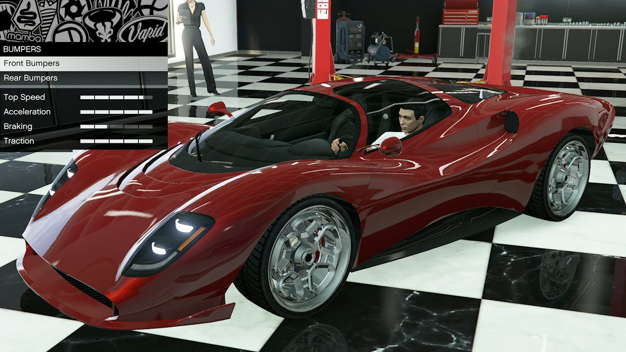 GTA 5 - Кастомизация транспорта из прошлых DLC - Lampadati Tigon (De Tomaso P72)