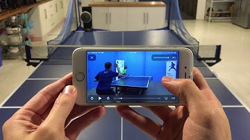 KS Nov Update: Practice Forehand Topspin Against Backspin With Trainerbot App (Early Prototype)