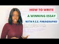 Write a winning essay using the pee method point evidence explanation  narrator barbara njau