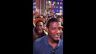 Fans erupt after Knicks steal Game 1 of NBA Finals