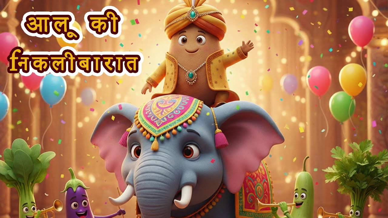 आलू की निकली बरात | Funny Kids Song | Aloo Ki Nikli Baraat | Hindi Rhymes for Children