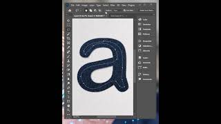 PS stitching effect in Adobe Photoshop #short #tutorial #ytstudio #photoshop #sobujai50