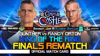 Clash at the Castle 2024: Gunther vs. Randy Orton - Official Match Card