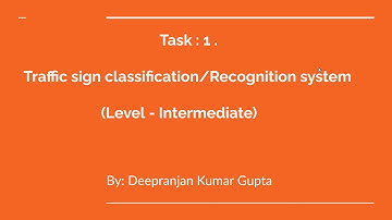 Traffic sign classification/Recognition system (Demo)