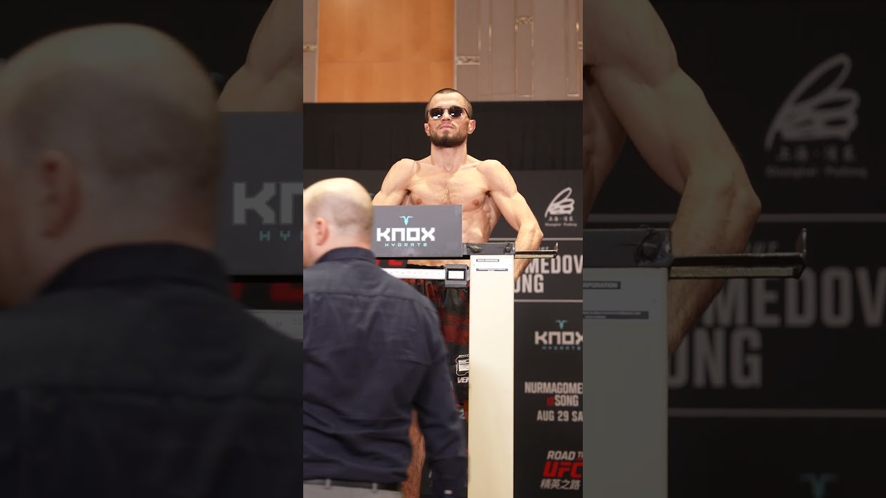 Umar Nurmagomedov looks locked in! #ufcshanghai