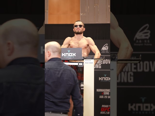 Umar Nurmagomedov looks locked in! #ufcshanghai