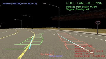 CARLA lane detection self-driving