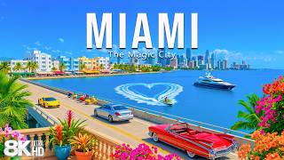 [8K] Miami 2026 🇺🇸 Pristine Shores, Iconic Beaches & Majestic Ocean Views