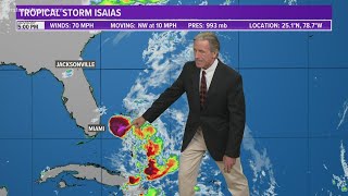 Tracking Isaías: Storm downgraded to tropical storm, leaves damage in Caribbean