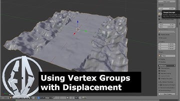 How to Configure the Displacement Modifier with Vertex Groups