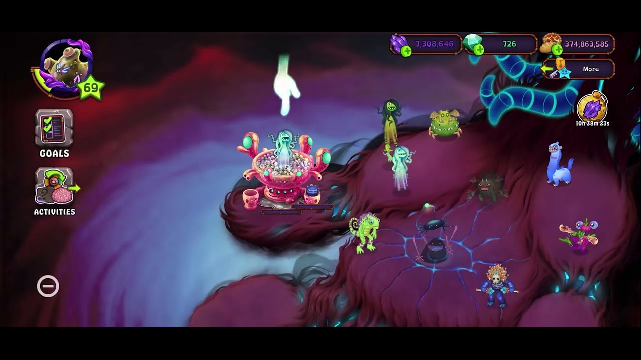 Getting monsters on Shadow Islet!!