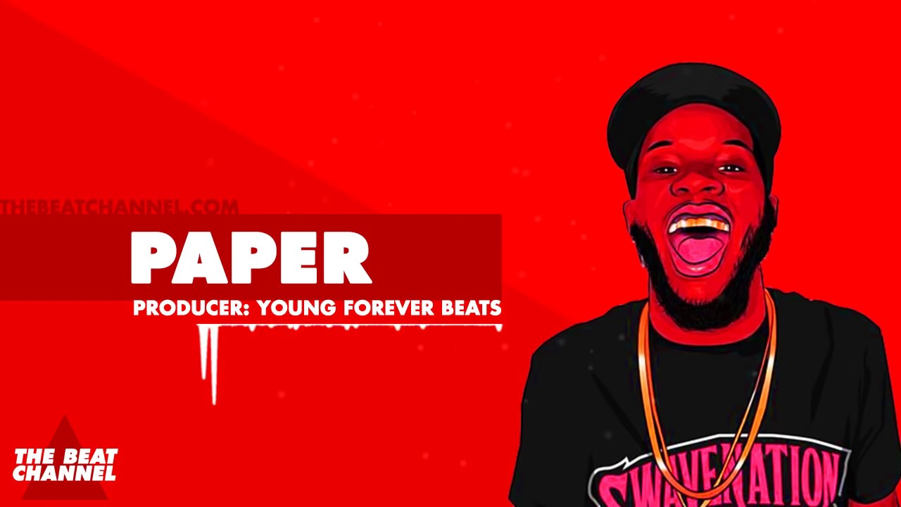 PAPER  Hard Trap Beat Instrumental 2017   Dark 808 Freestyle Hiphop Rap Trap Type Beat   Free DL