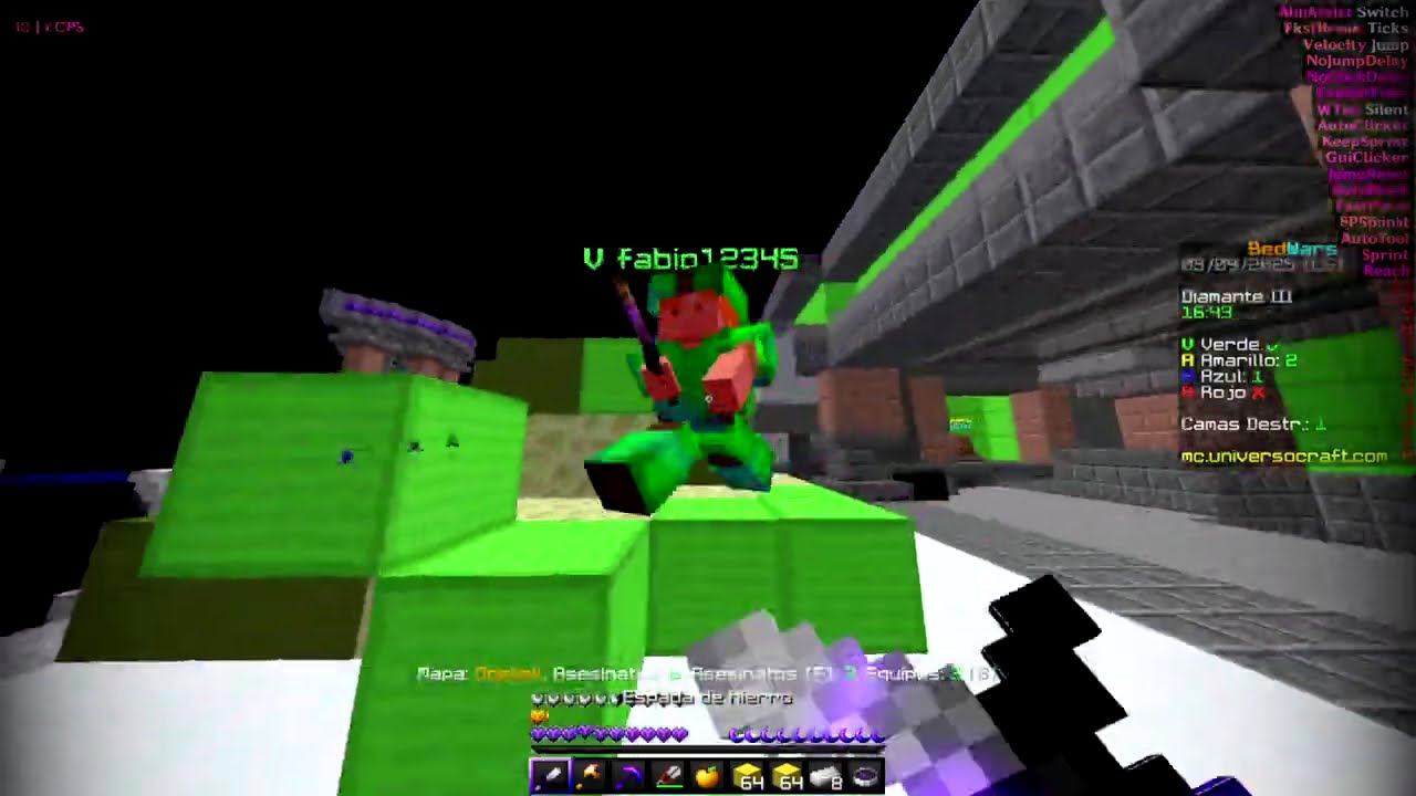 New Sakura 6.0.1: Best Free Hack Client for UniversoCraft | AutoBlock 99,99% (Polar)